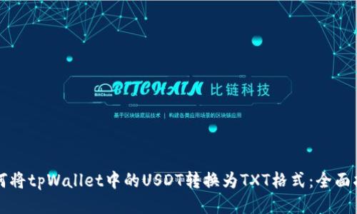 如何将tpWallet中的USDT转换为TXT格式：全面指南